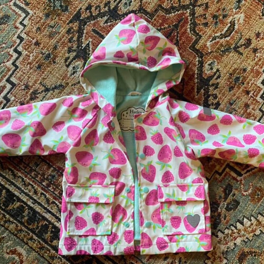 Hatley Berries Raincoat 12-18M